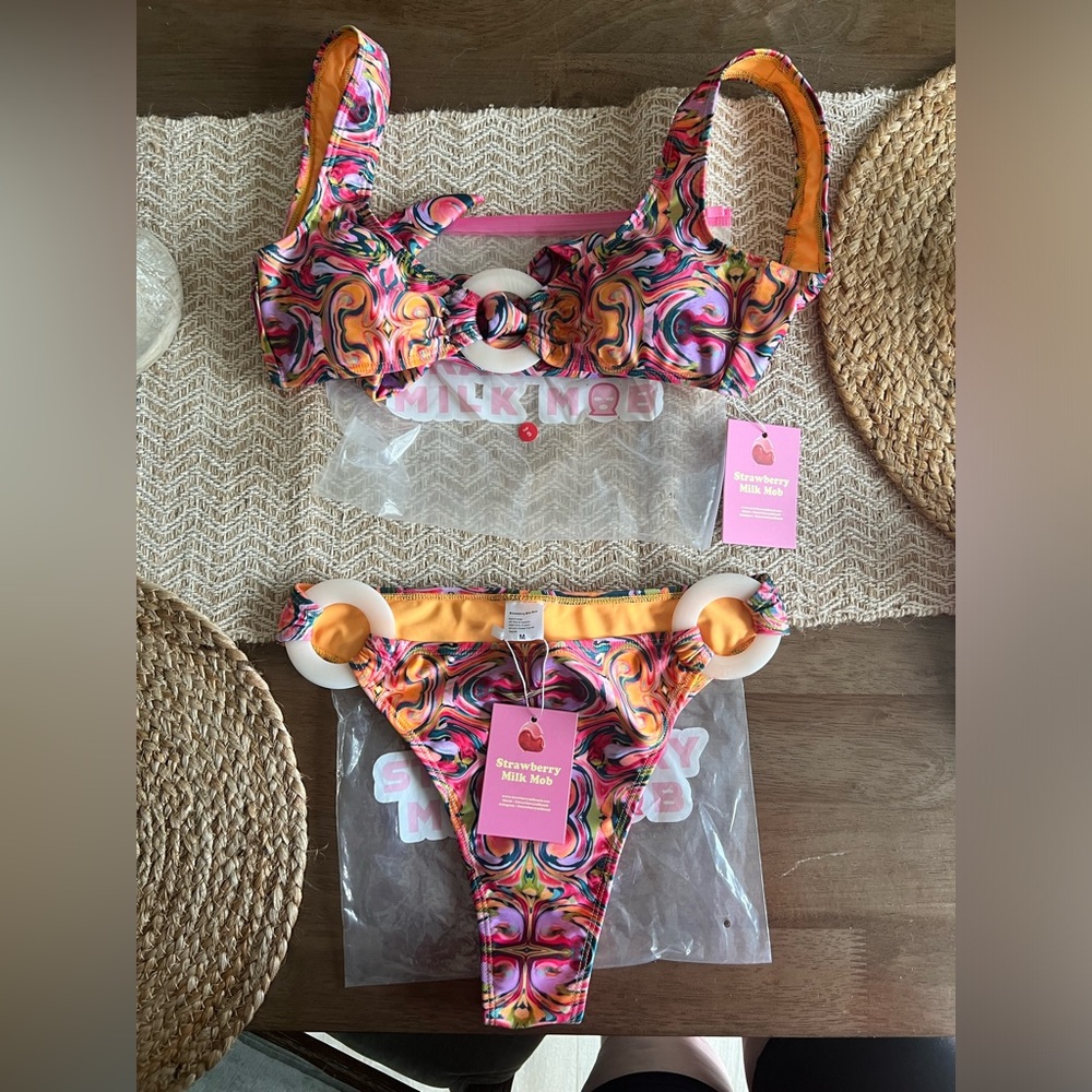 Strawberry milk mob bikini